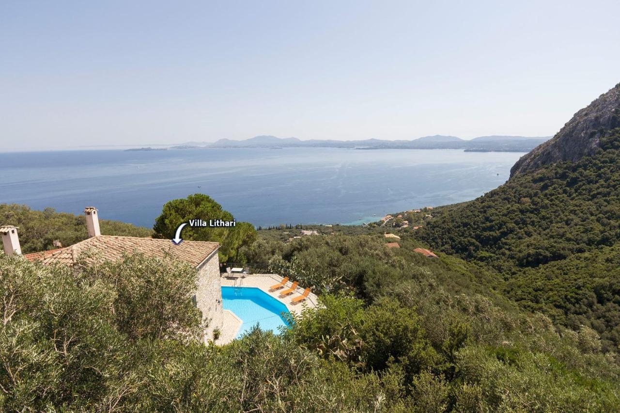 Villa Lithari, Nissaki, Corfu Vigglatouri Экстерьер фото